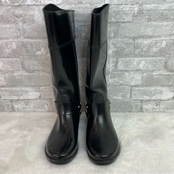Michael Michael Kors Fulton Harness Tall Rain Boots - Picture 7 of 8